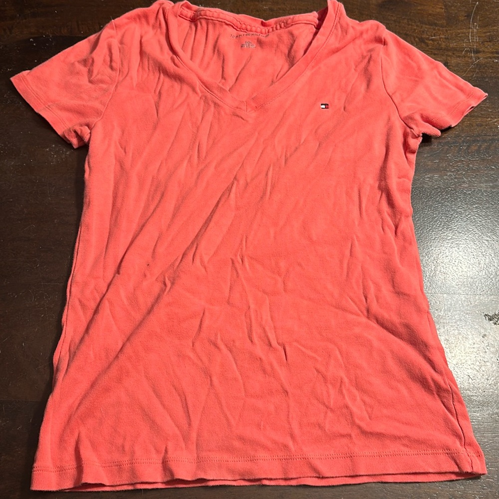 Tommy Hilfiger orange women’s shirt
